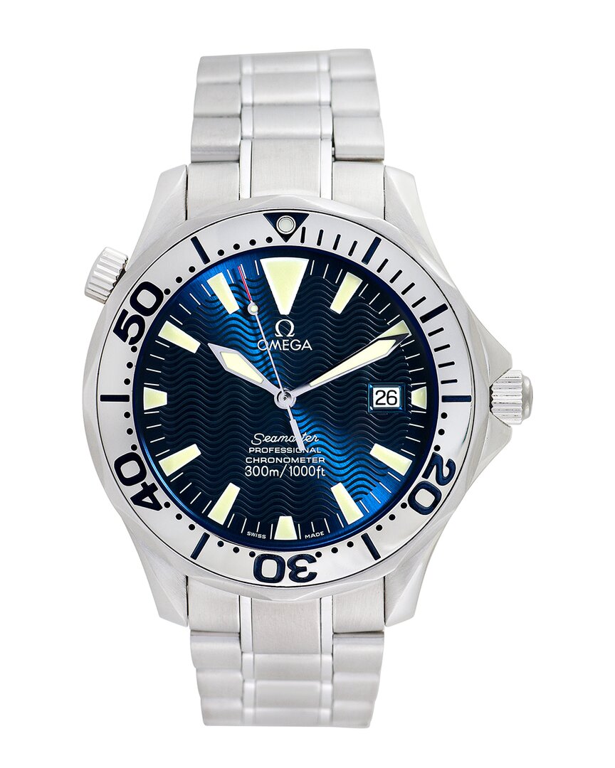 Omega Men's Seamaster Professional Chronometer Watch In Metallic