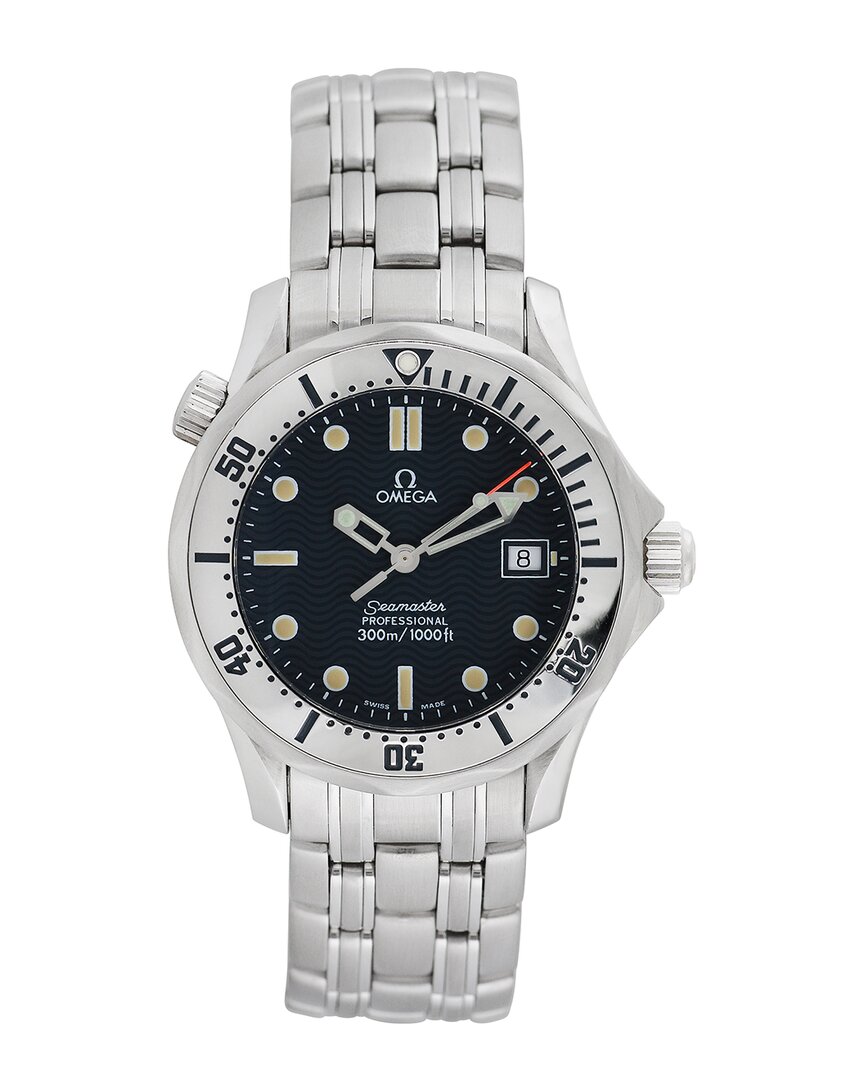 Omega Men's Seamaster Professional Watch In Metallic