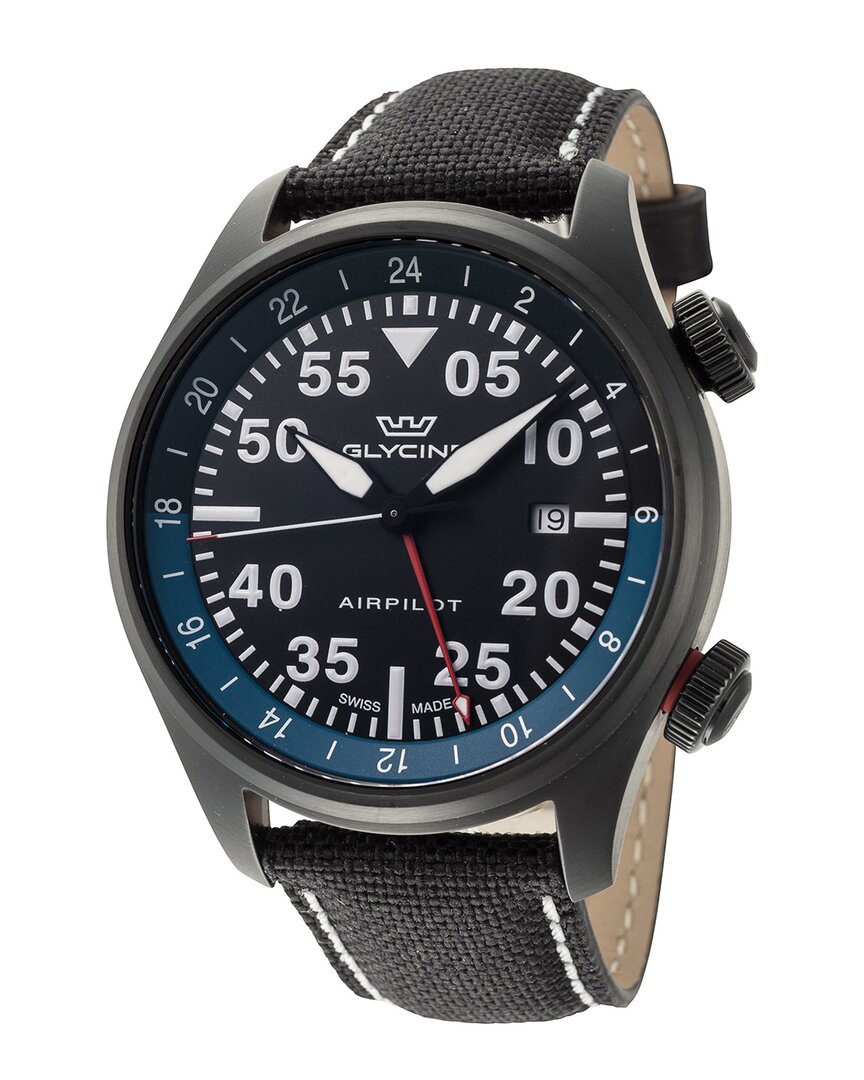 Shop Glycine Men's Airpilot Gmt 44 Watch