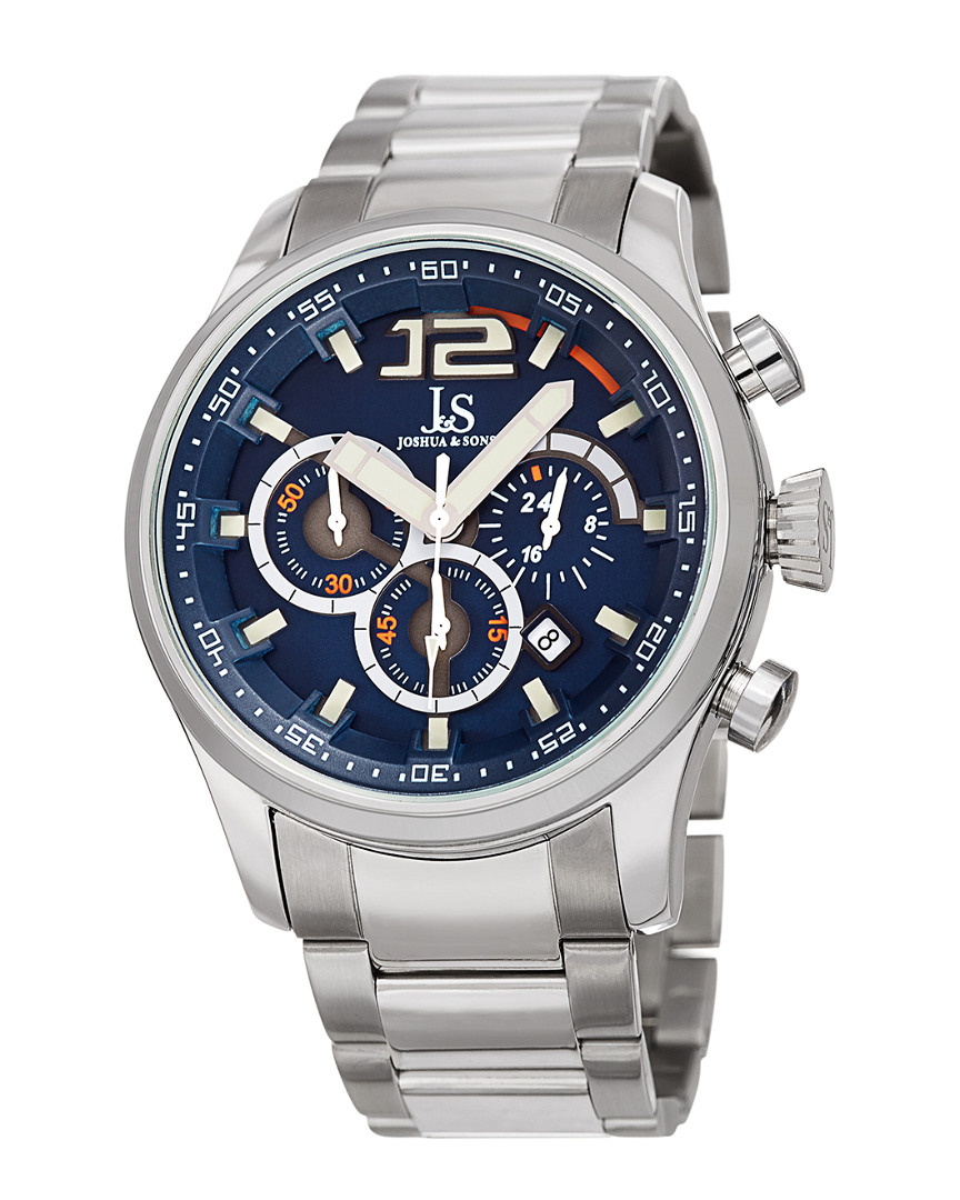 Joshua And Sons Joshu & Sons Men's Stainless Steel Watch