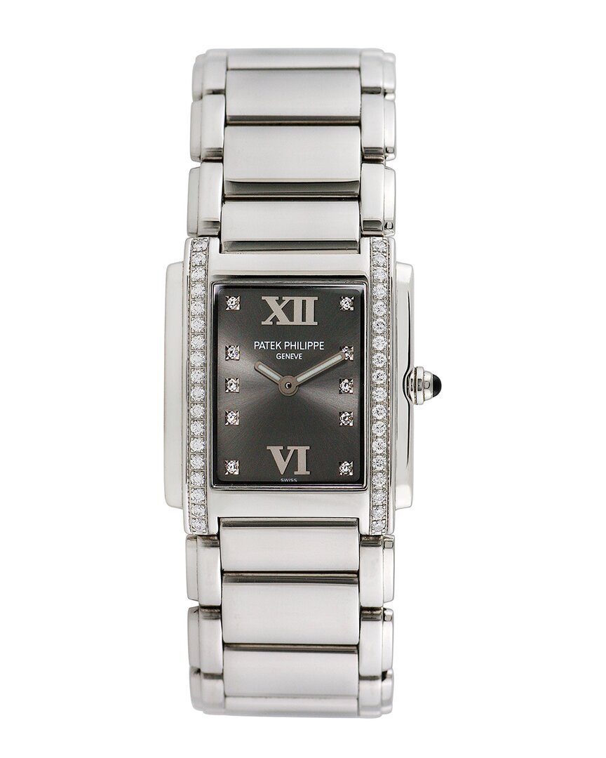 Patek Philippe Women's Twenty-4 Diamond Watch, Circa 2000s (authentic )
