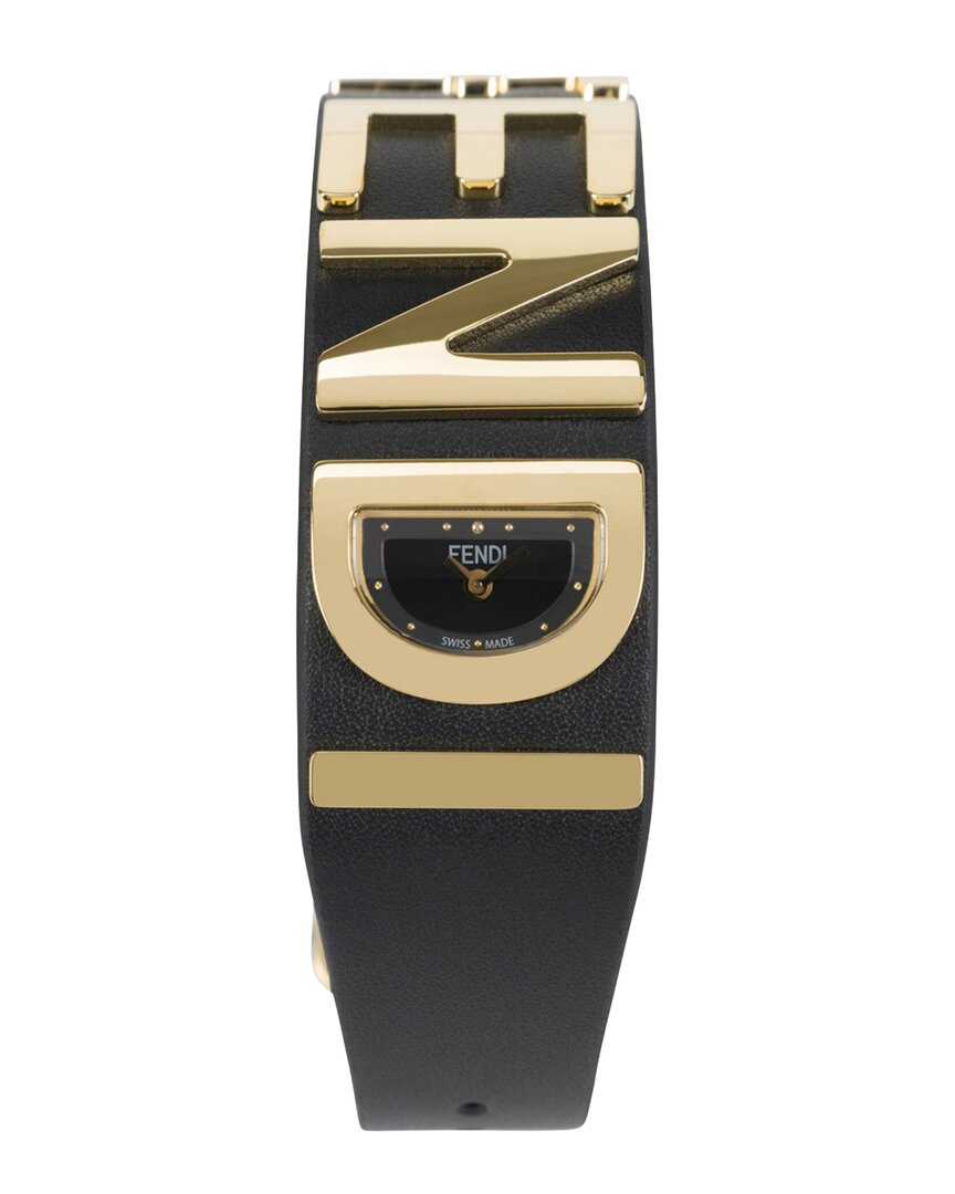Fendi Women's Graphy Watch In Black