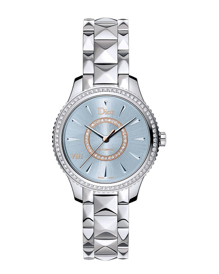 Shop Dior Women's  Viii Montaigne Diamond Watch