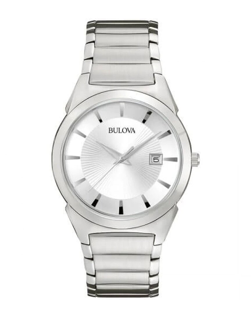 Bulova Men's Classic Silver Dial Watch