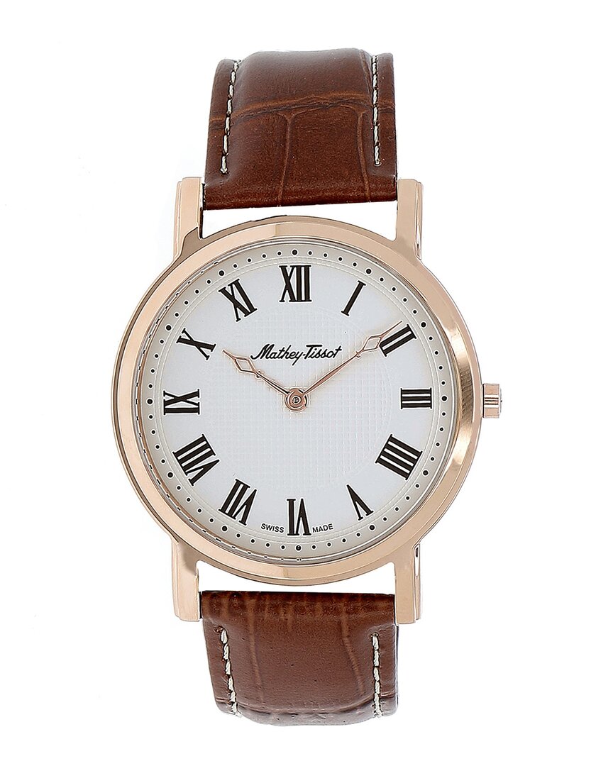 Mathey-tissot Men's City White Dial Watch
