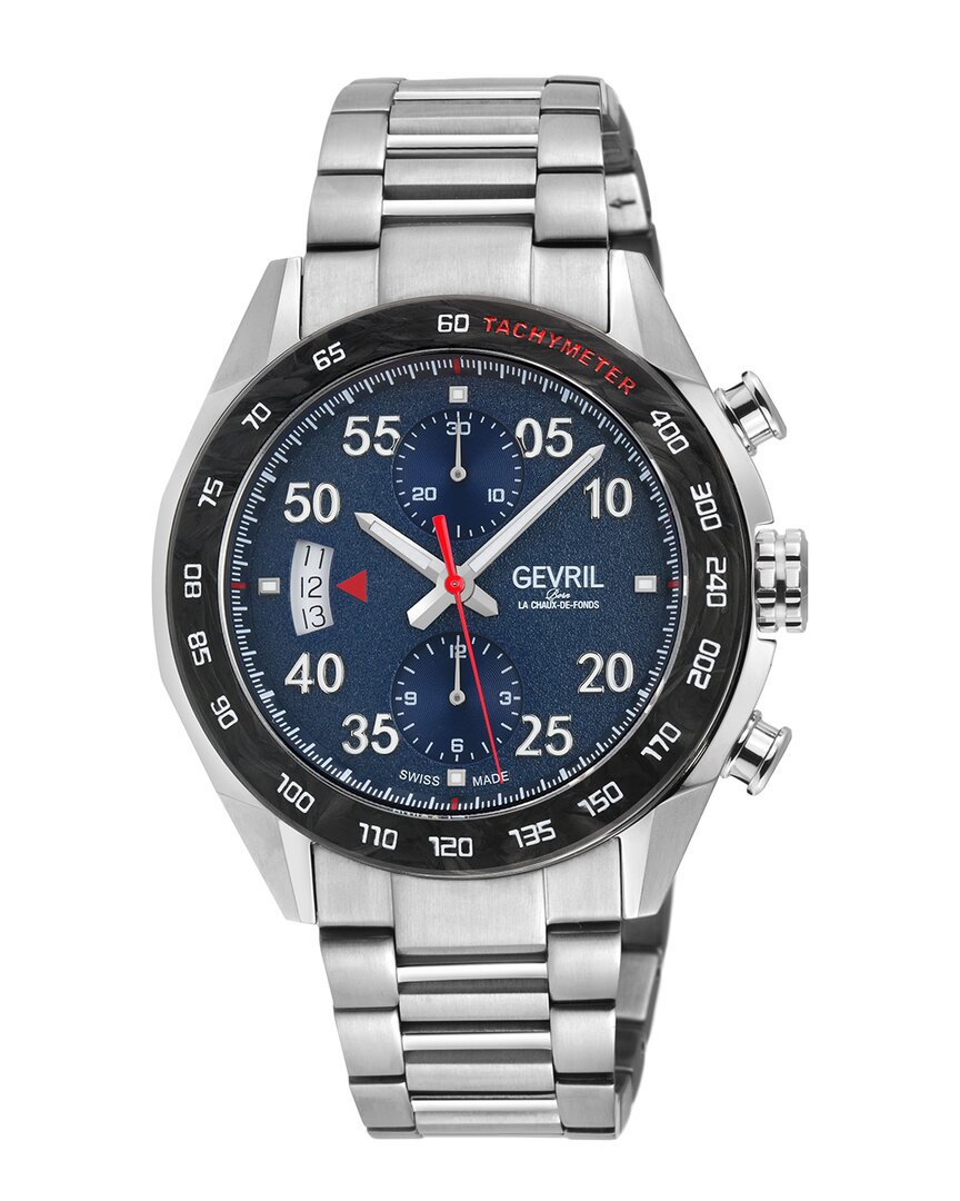 Shop Gevril Men's Ascari Chronograph Watch