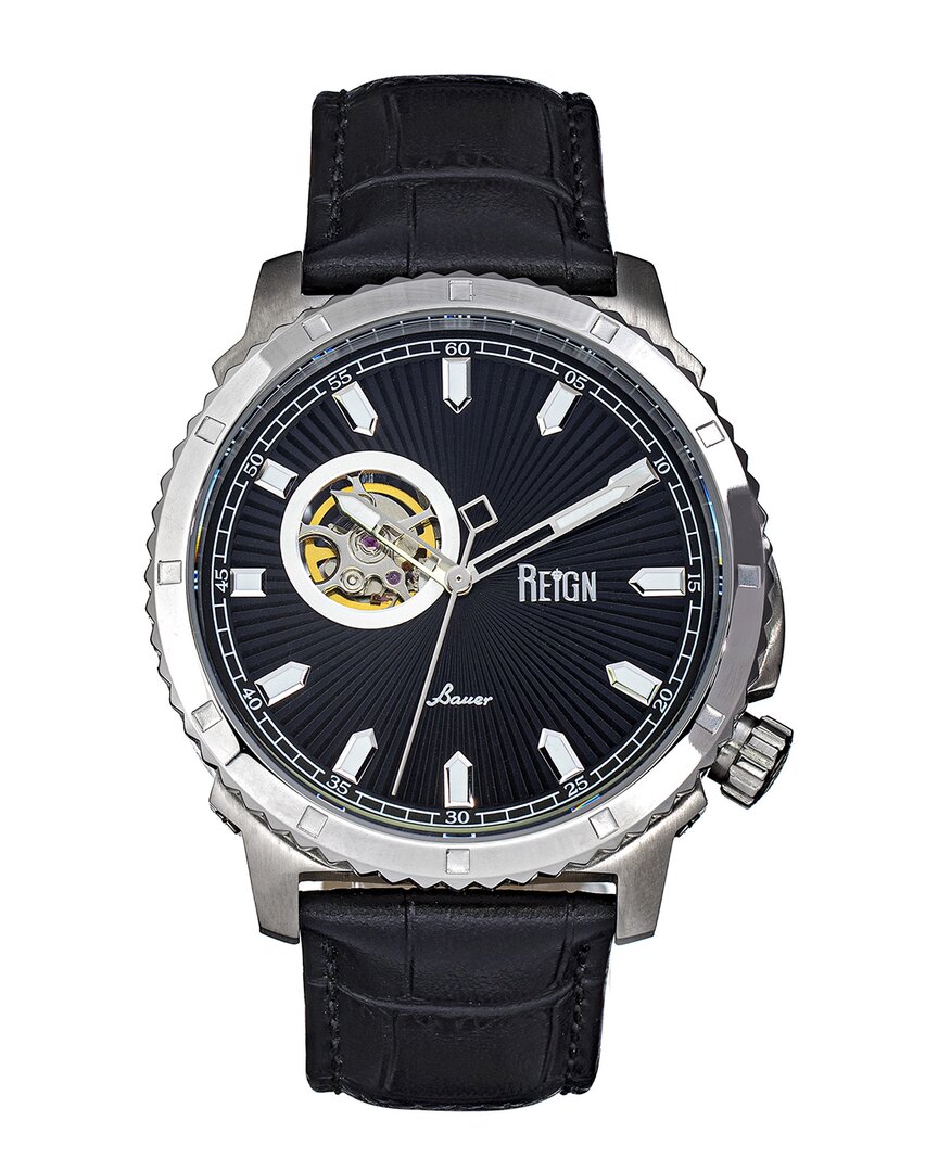 Reign Bauer Automatic Black Dial Men's Watch Reirn6002