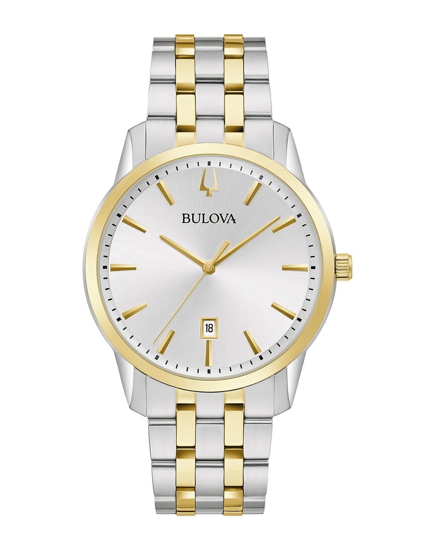 Bulova Classic Watch, 39mm In Silver/gold