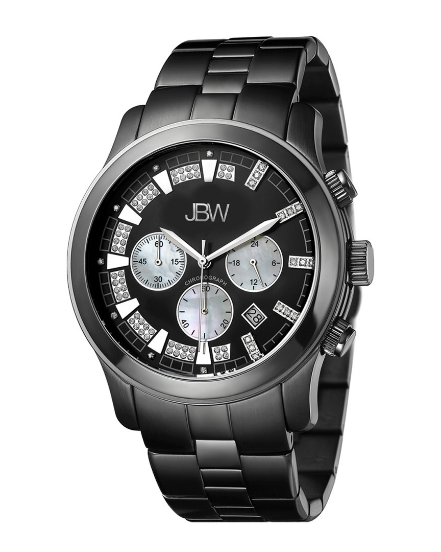Shop Jbw Men's Delano Diamond & Crystal Watch