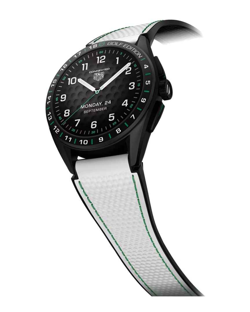 Tag Heuer Men's Connected Watch In Black