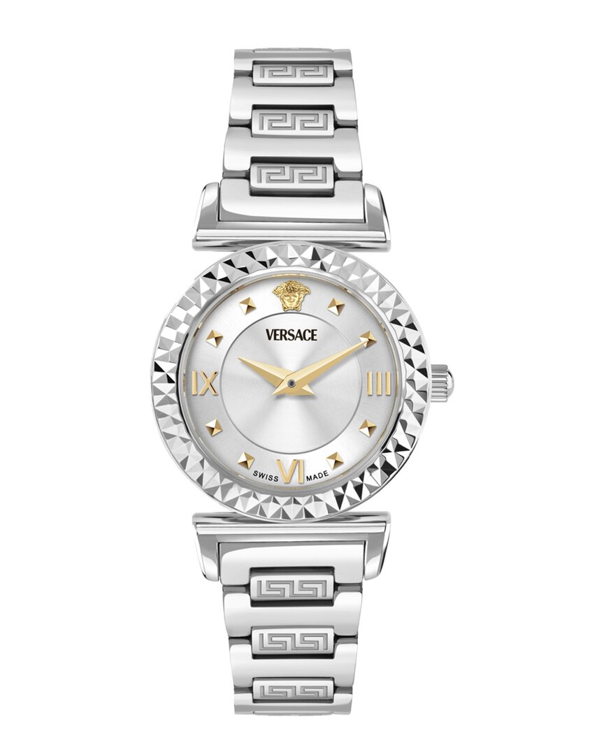 Versace Women's Mini Vanity Watch In Metallic