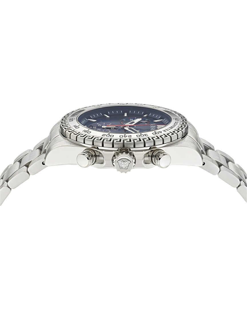 Versace Chrono X Leather Watch