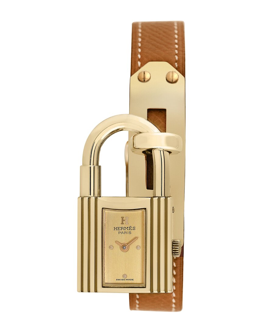 Pre-owned Hermes Hermès Ladies Kelly Lock Watch, Circa 2000's (authentic Pre-loved)