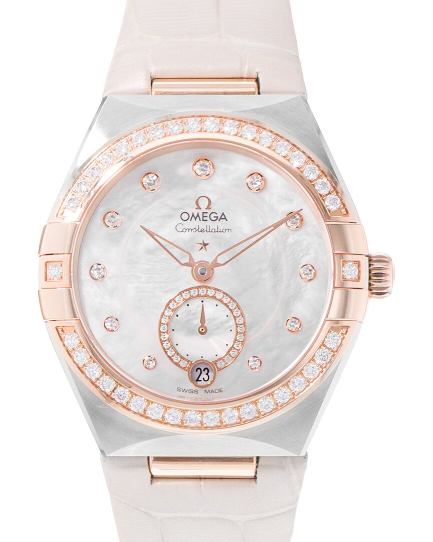 Omega Women's Ronde Croisiere De Cartier Diamond Watch In Gold