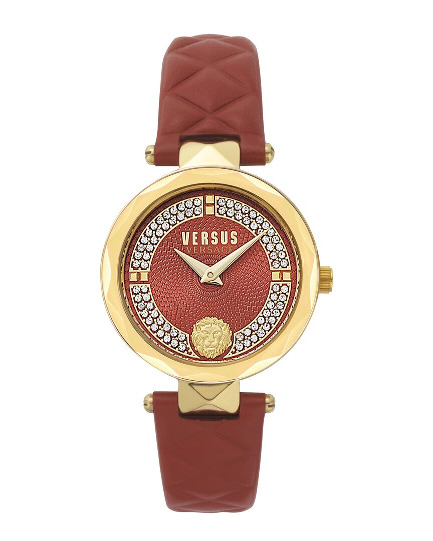 Versus Covent Garden Petite Leather Watch