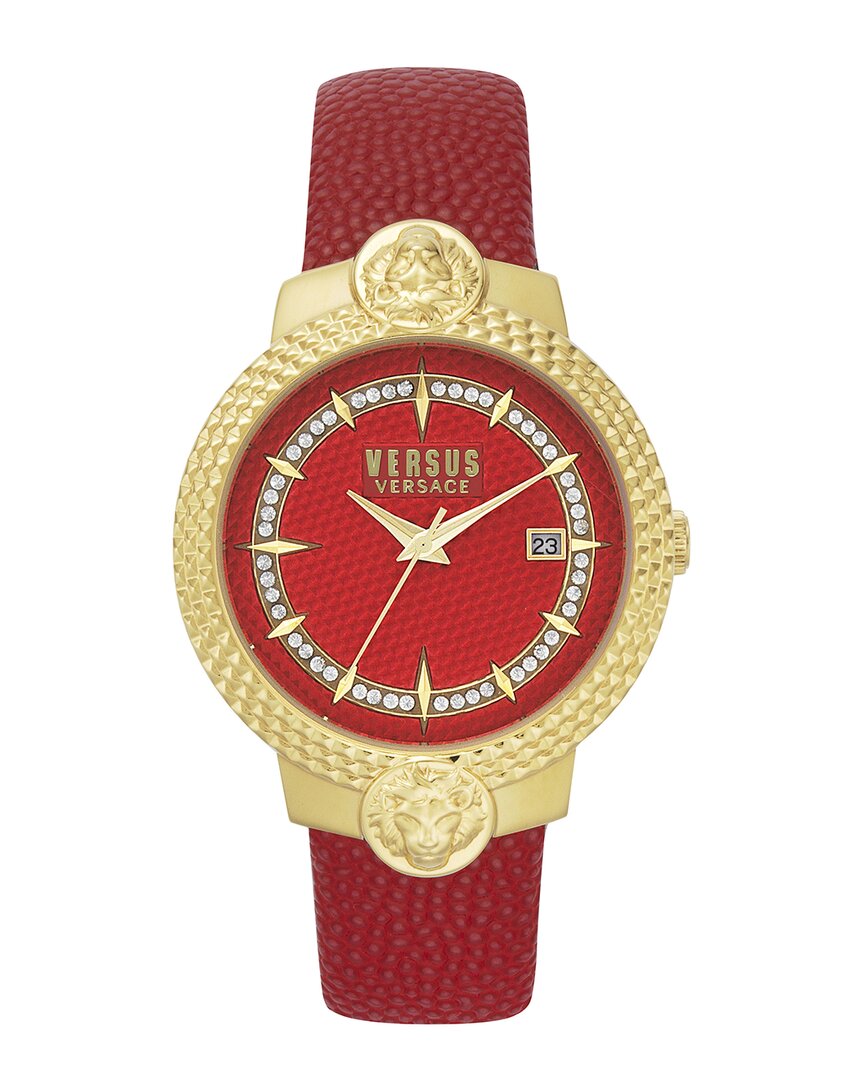 Shop Versus By Versace Women's Mouffetard Crystal Track Watch