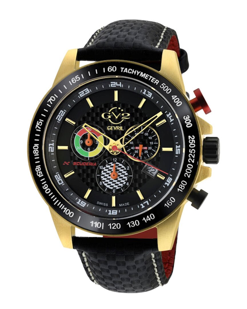 Gv2 Men's Scuderia Watch In Black