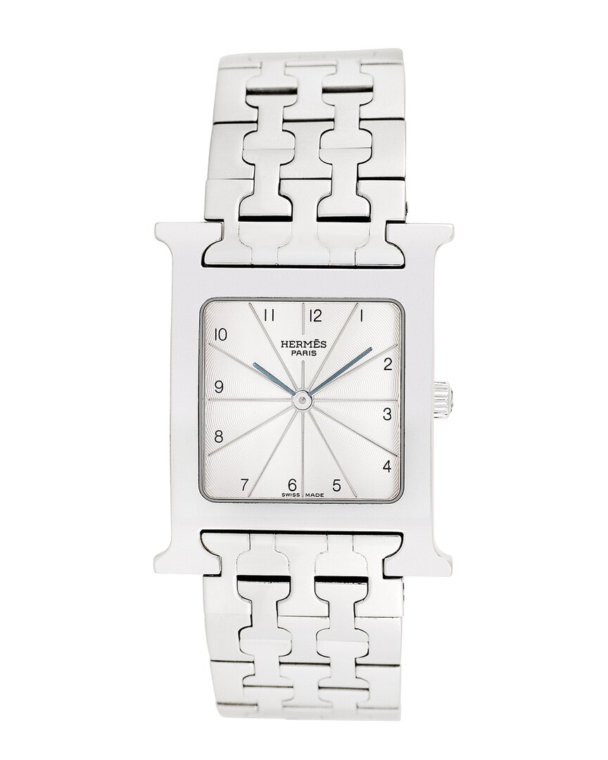 Hermes Hermès Unisex H Hour Watch, Circa 2000s (authentic )