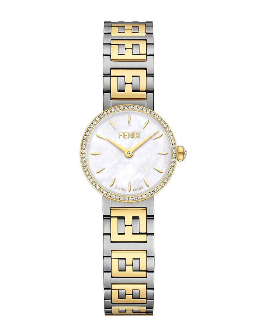 Fendi Women's Forever  Diamond Watch In Gold