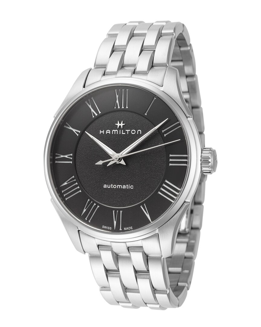 Hamilton Jazzmaster Auto Black Dial Steel Men's Watch H42535130