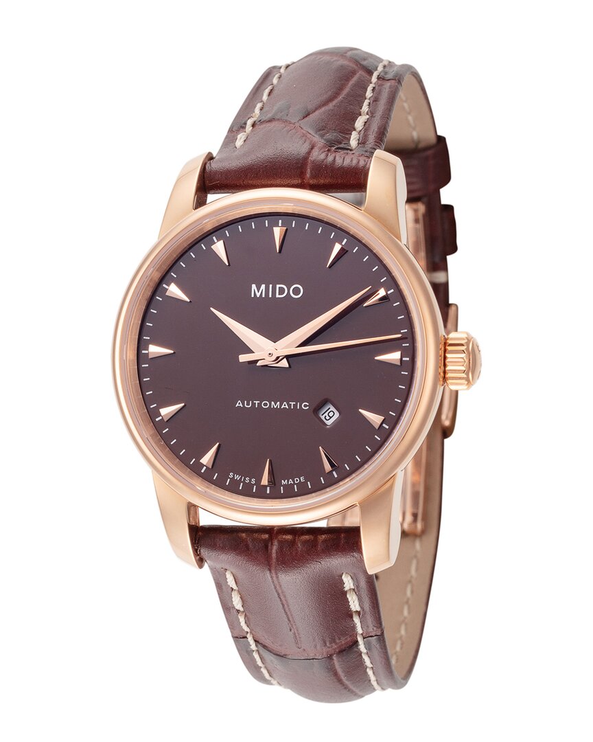 Mido Women's Baroncelli Watch In Brown