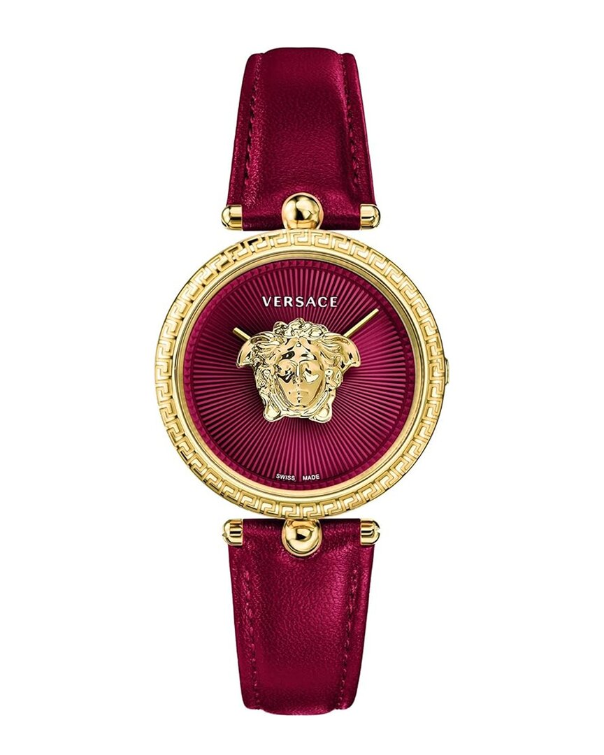 Versace Women's Palazzo Empire Watch In Red
