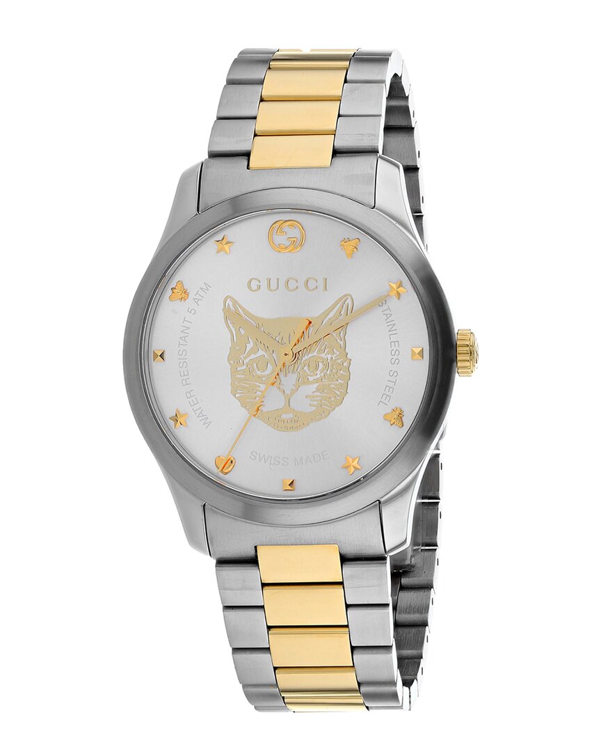 Gucci Unisex G-timeless Watch In Metallic