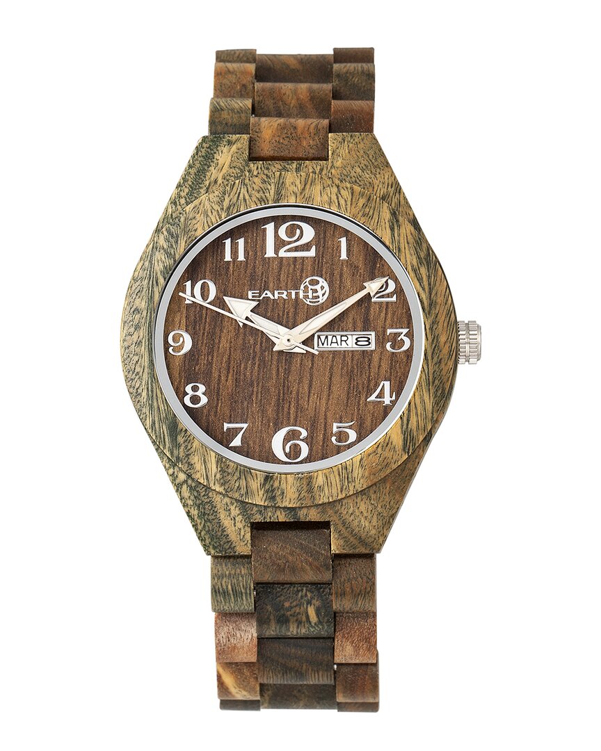 Shop Earth Wood Unisex Sapwood Watch In Multicolor