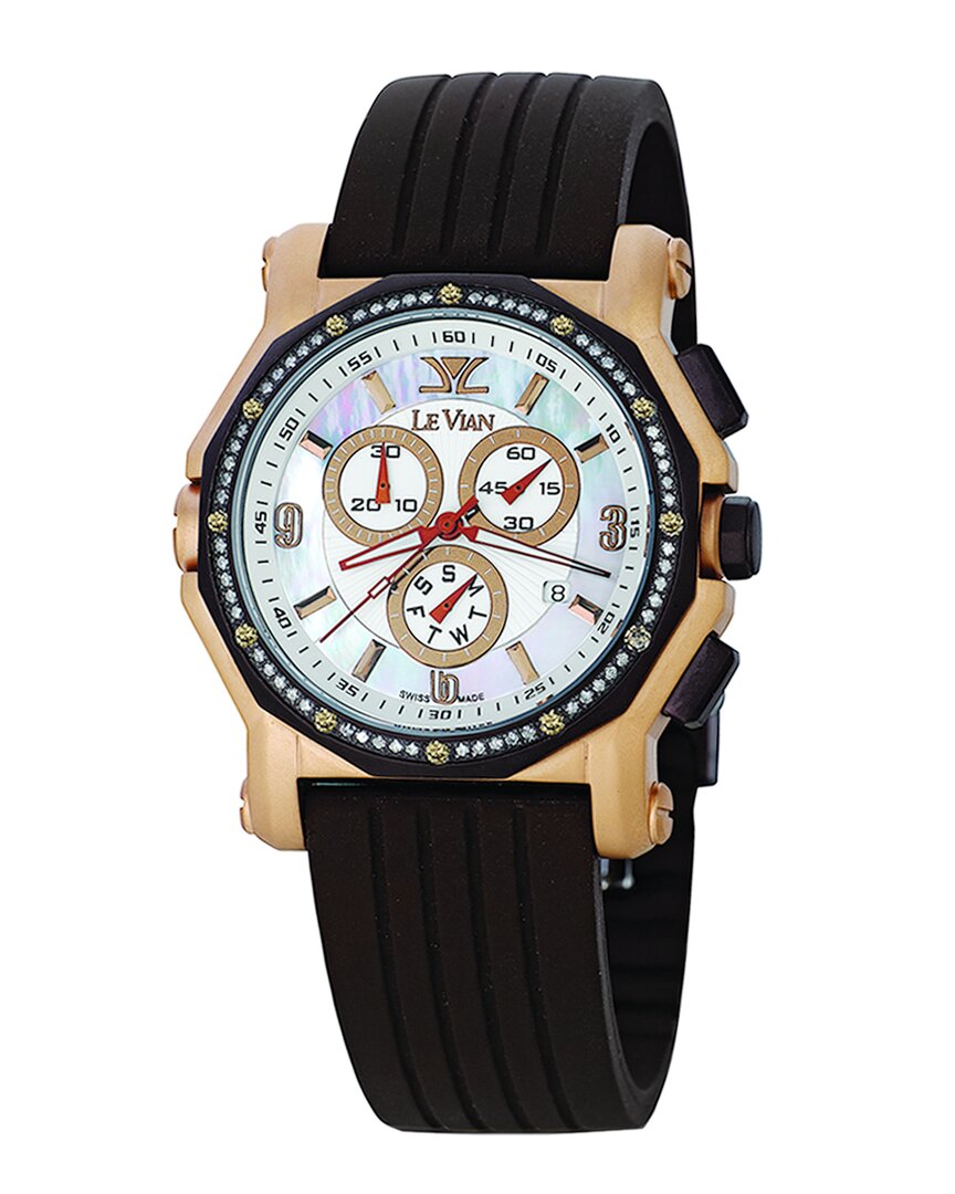 Le Vian ® Unisex Lv Sport Diamond Watch In Black