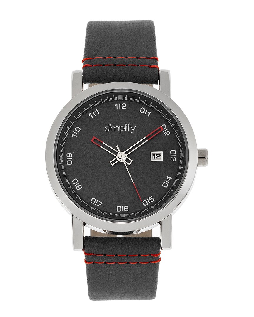 Simplify Unisex The 5300 Watch In Black