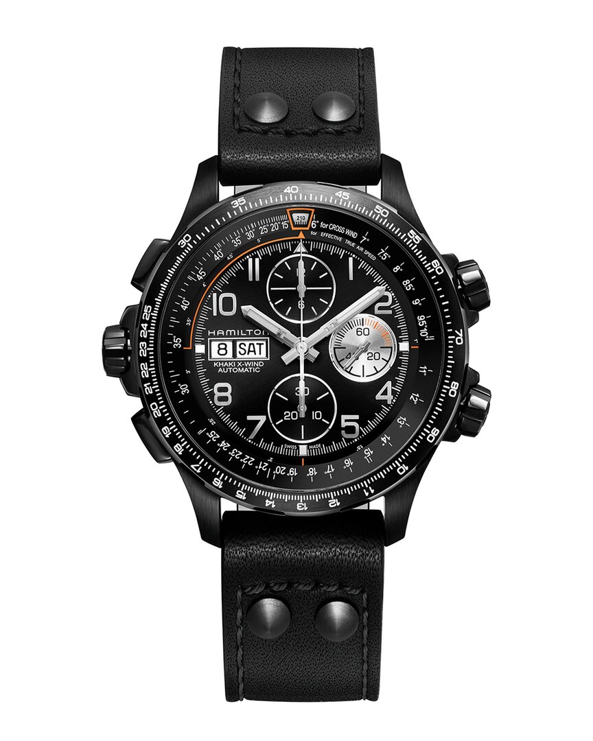 Hamilton Men's Khaki Aviation Watch In Black