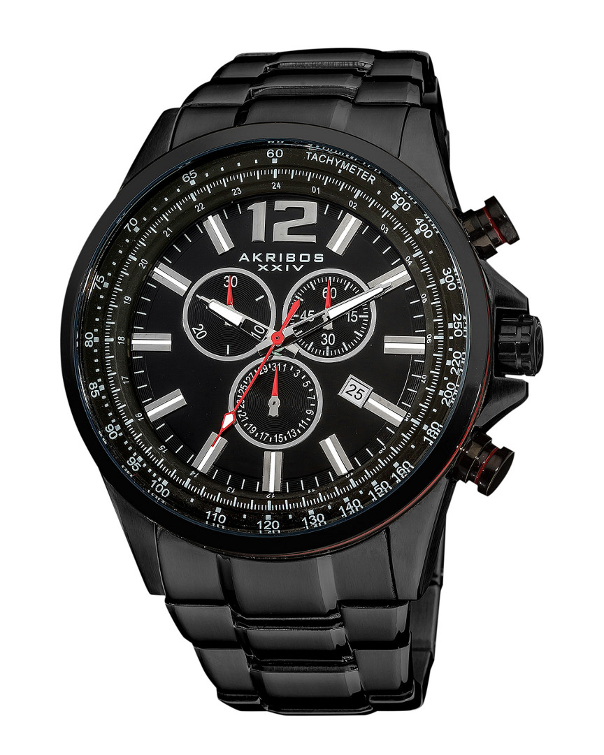 Akribos Xxiv Men's Stainless Steel Watch
