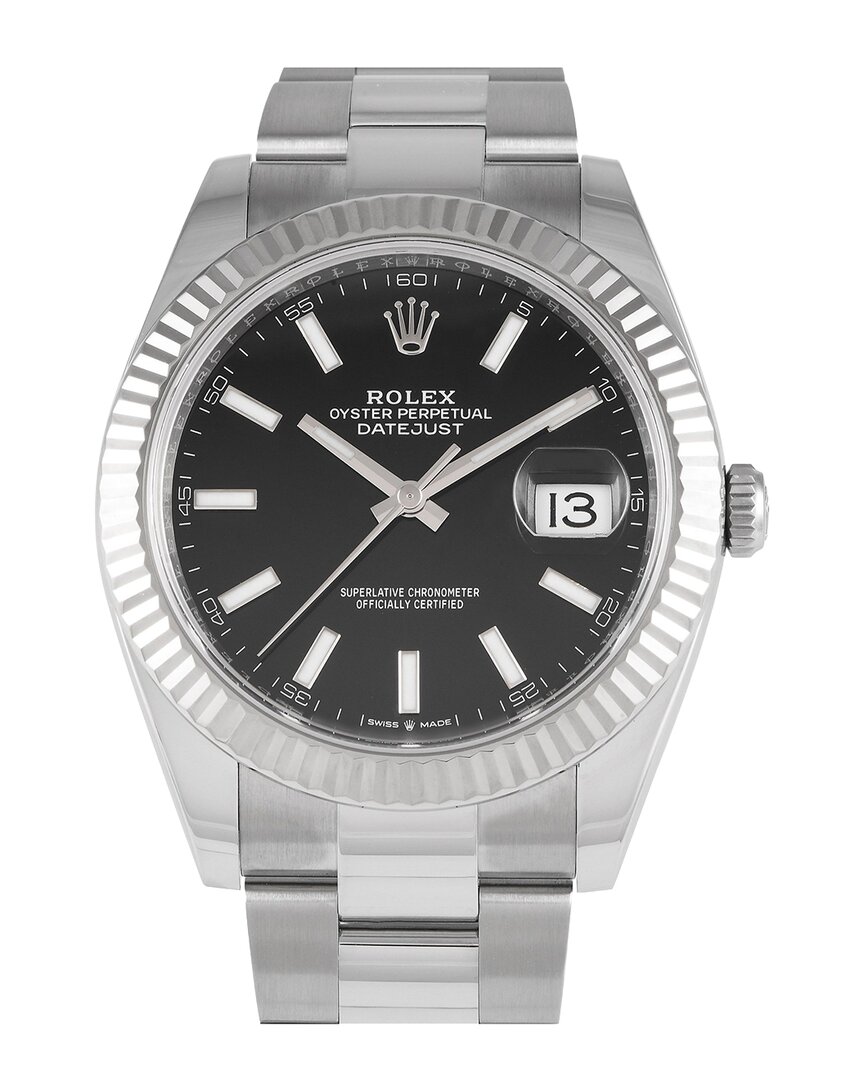 Shop Rolex Men's Datejust Watch, Circa 2023 (authentic )