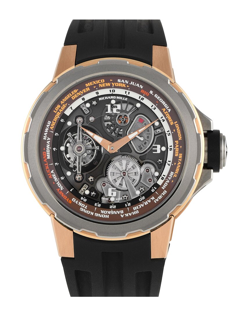 Shop Richard Mille Men's Worldtimer Watch, Circa 2021 (authentic )