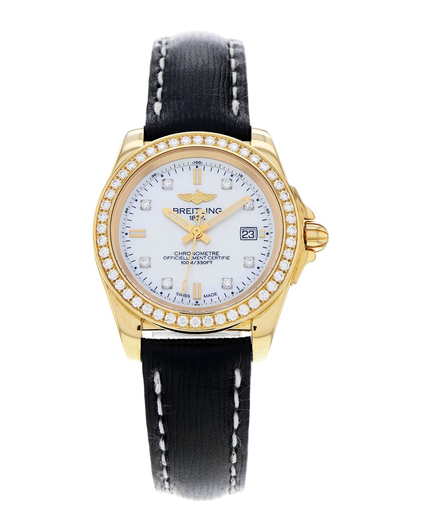 Shop Breitling Women's Galactic Diamond Watch, Circa 2019 (authentic )
