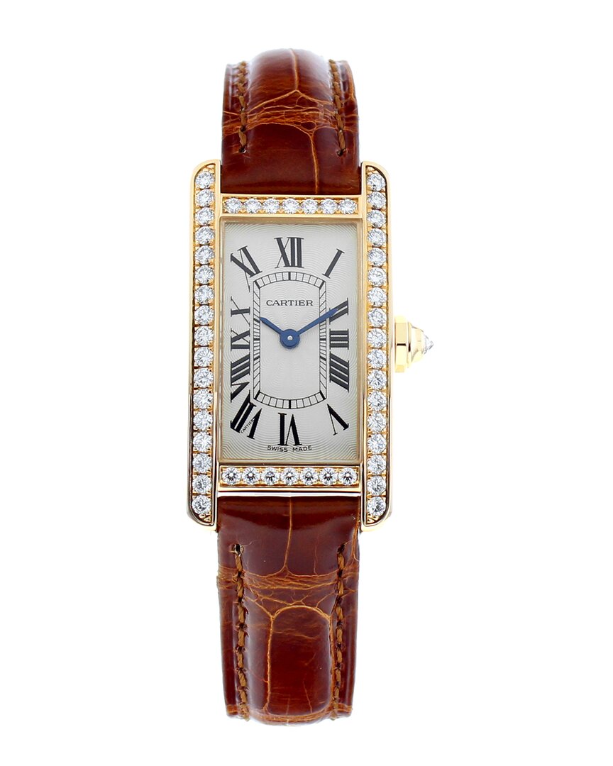 Shop Cartier Women's Tank Americane Diamond Watch, Circa 2016 (authentic )