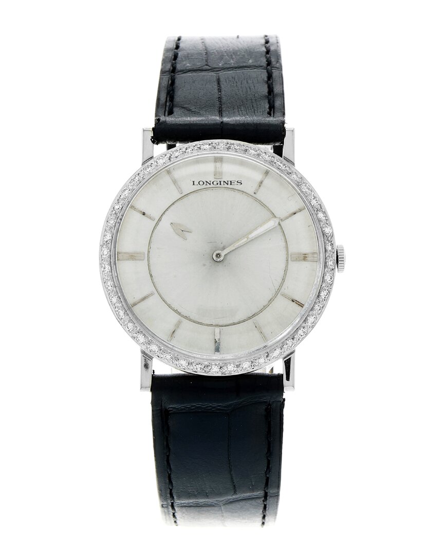 Shop Longines Women's Mystery Diamond Watch, Circa 1970 (authentic )