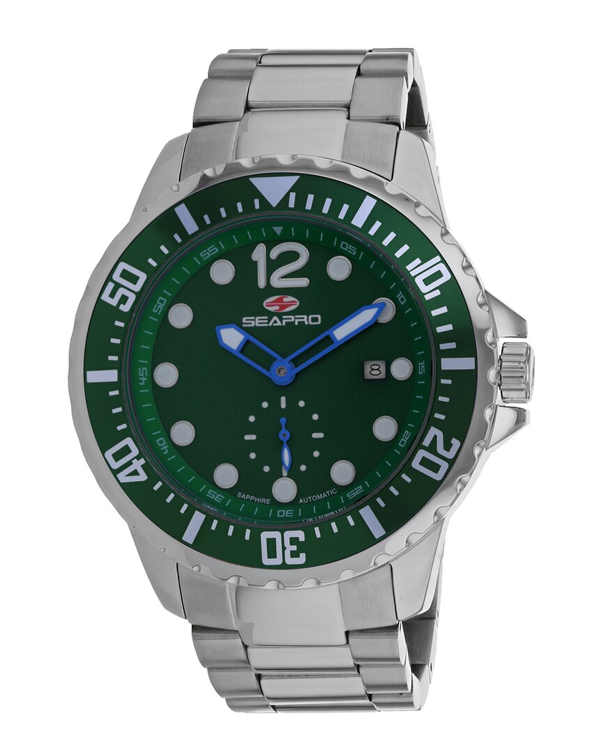 Seapro Colossal Black Dial Mens Watch Sp5501 In Black / Blue / Green