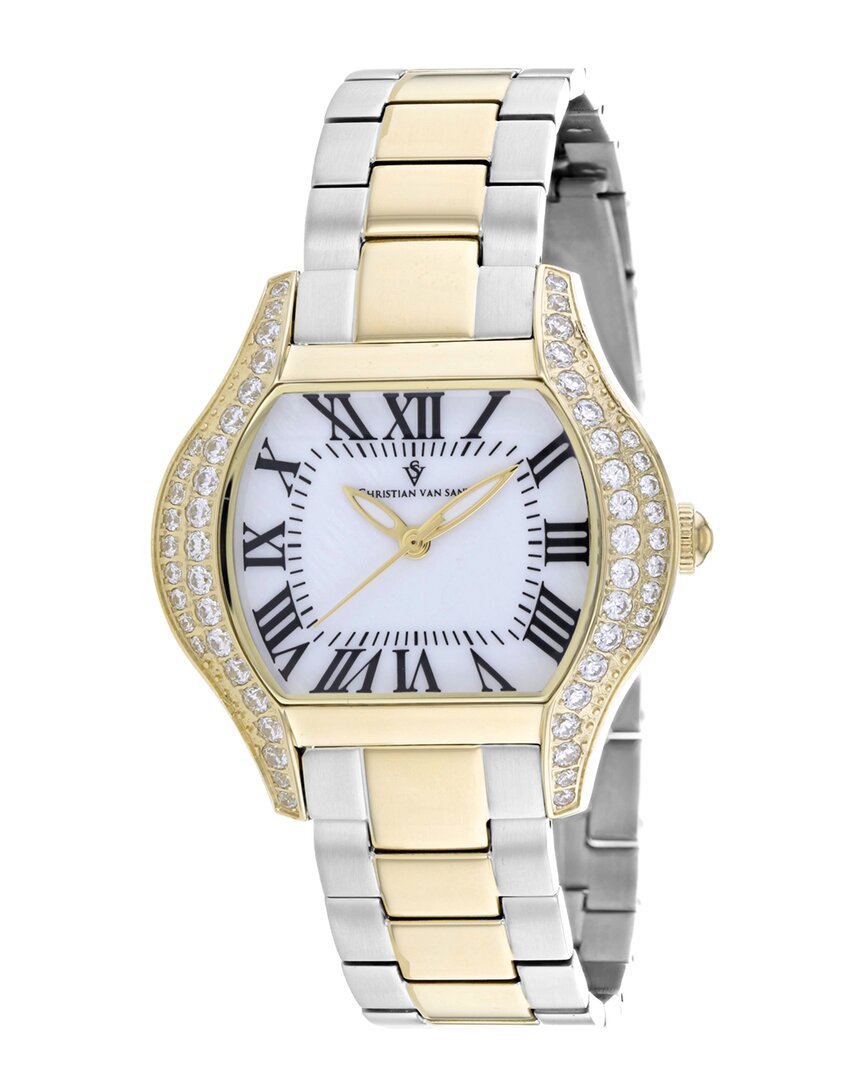 Christian Van Sant Bianca White Dial Ladies Watch Cv1834