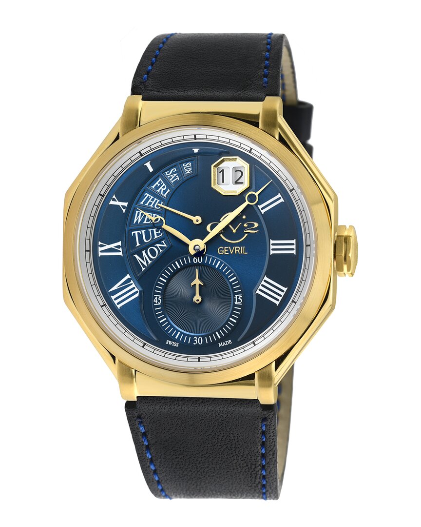 Gv2 Men's Multi-functional Swiss Quartz Watch