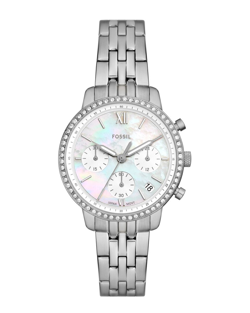 Fossil Women's Quartz Silver-tone Stainless Steel Watch 36mm