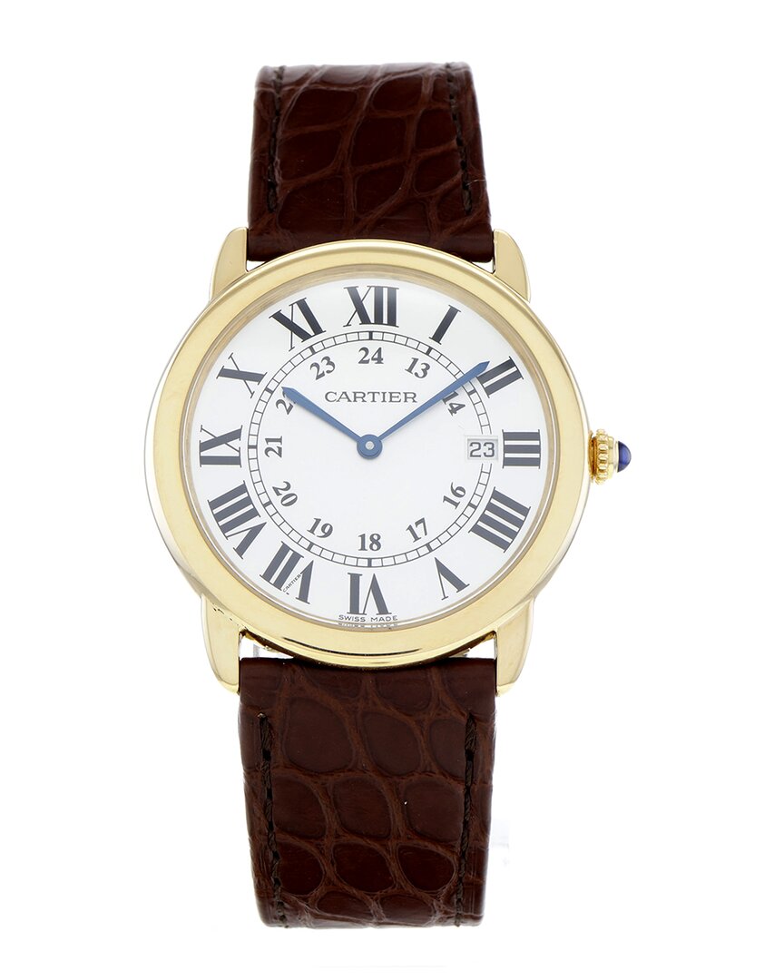 Shop Cartier Men's Ronde Solo Watch (authentic )