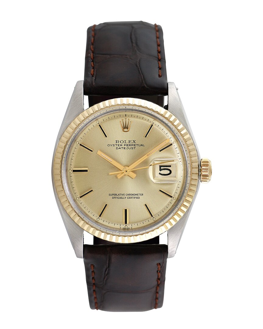 Shop Heritage Rolex Rolex Men's Datejust Watch, Circa 1960s/1970s (authentic )