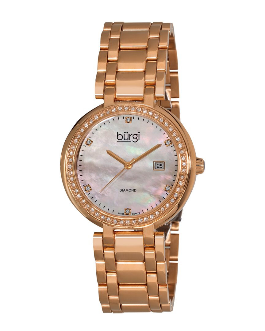 Burgi hot sale diamond watch