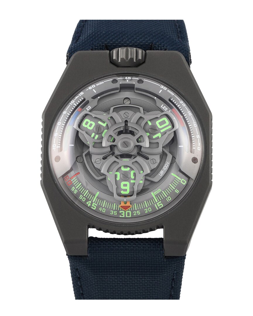 URWERK URWERK MEN'S UR-100V WATCH, CIRCA 2021 (AUTHENTIC PRE-LOVED)