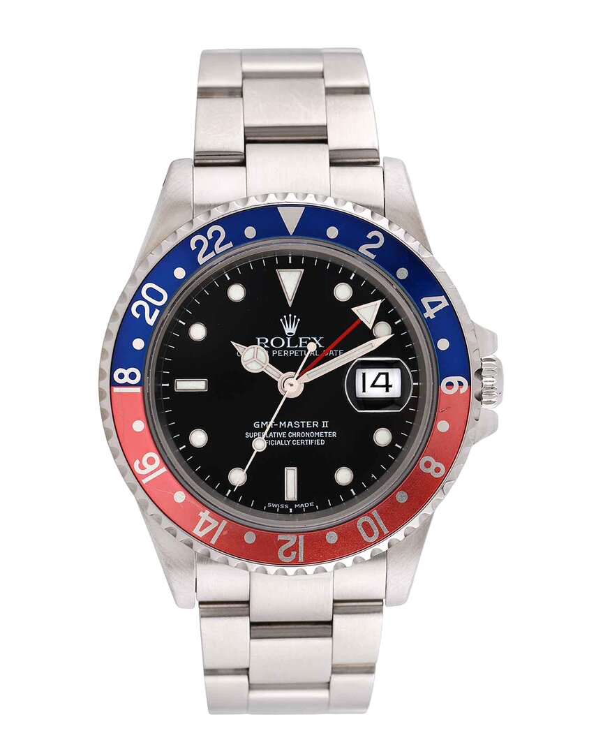 Shop Heritage Rolex Rolex Men's Gmt-master Ii Watch, Circa 2000s (authentic )
