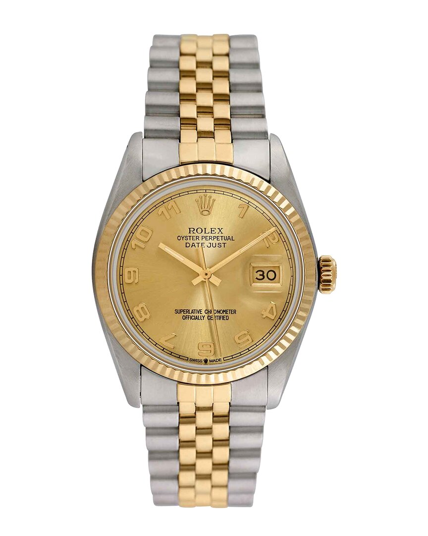 Shop Heritage Rolex Rolex Men's Datejust Watch, Circa 1980s (authentic )