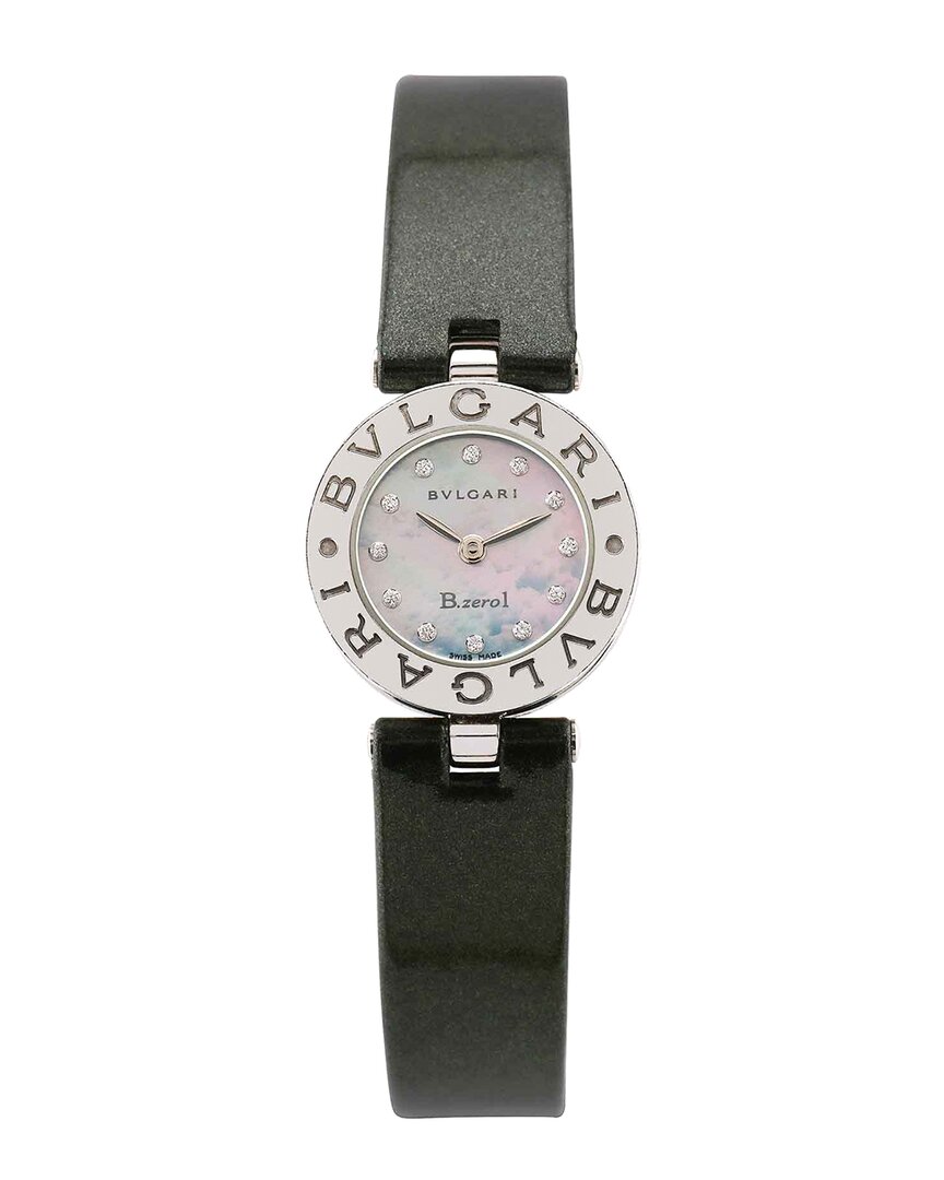 Bvlgari Bulgari Women's B Zero 1 Diamond Watch, Circa 2000s (authentic ) In Metallic