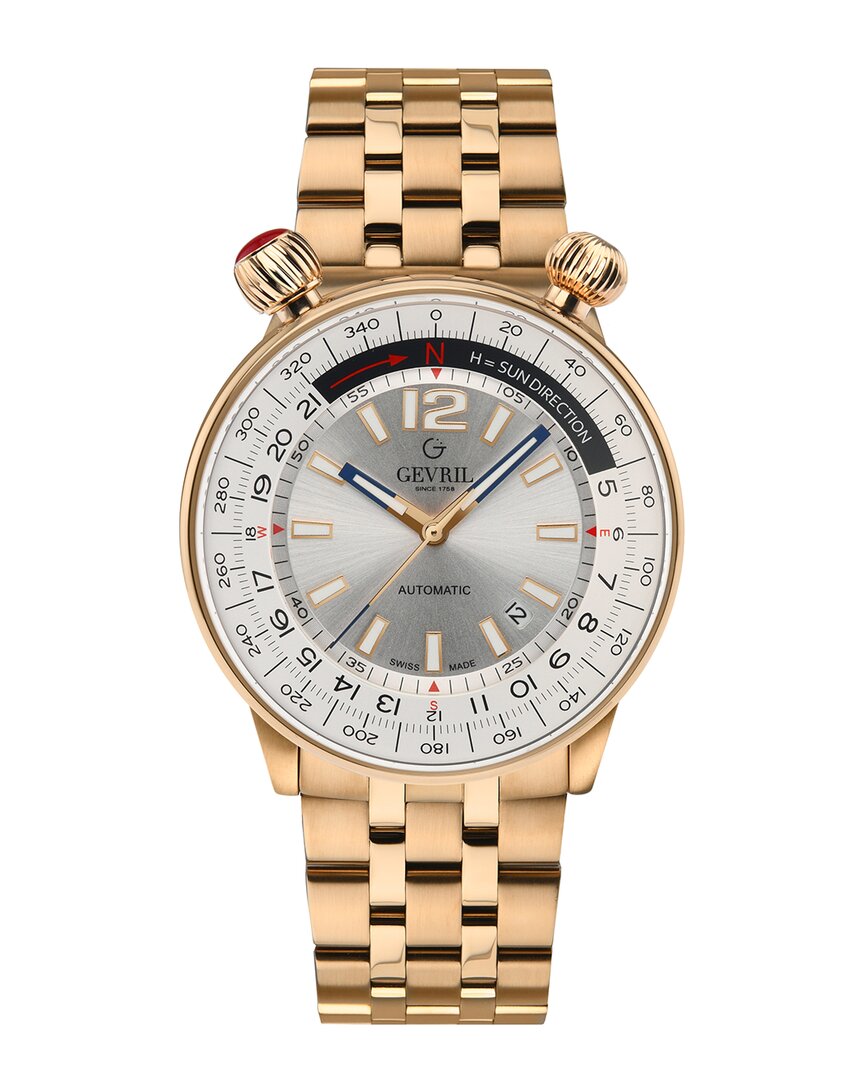 Gevril Wallabout Watch In Blue / Gold Tone / Rose / Rose Gold Tone / Silver