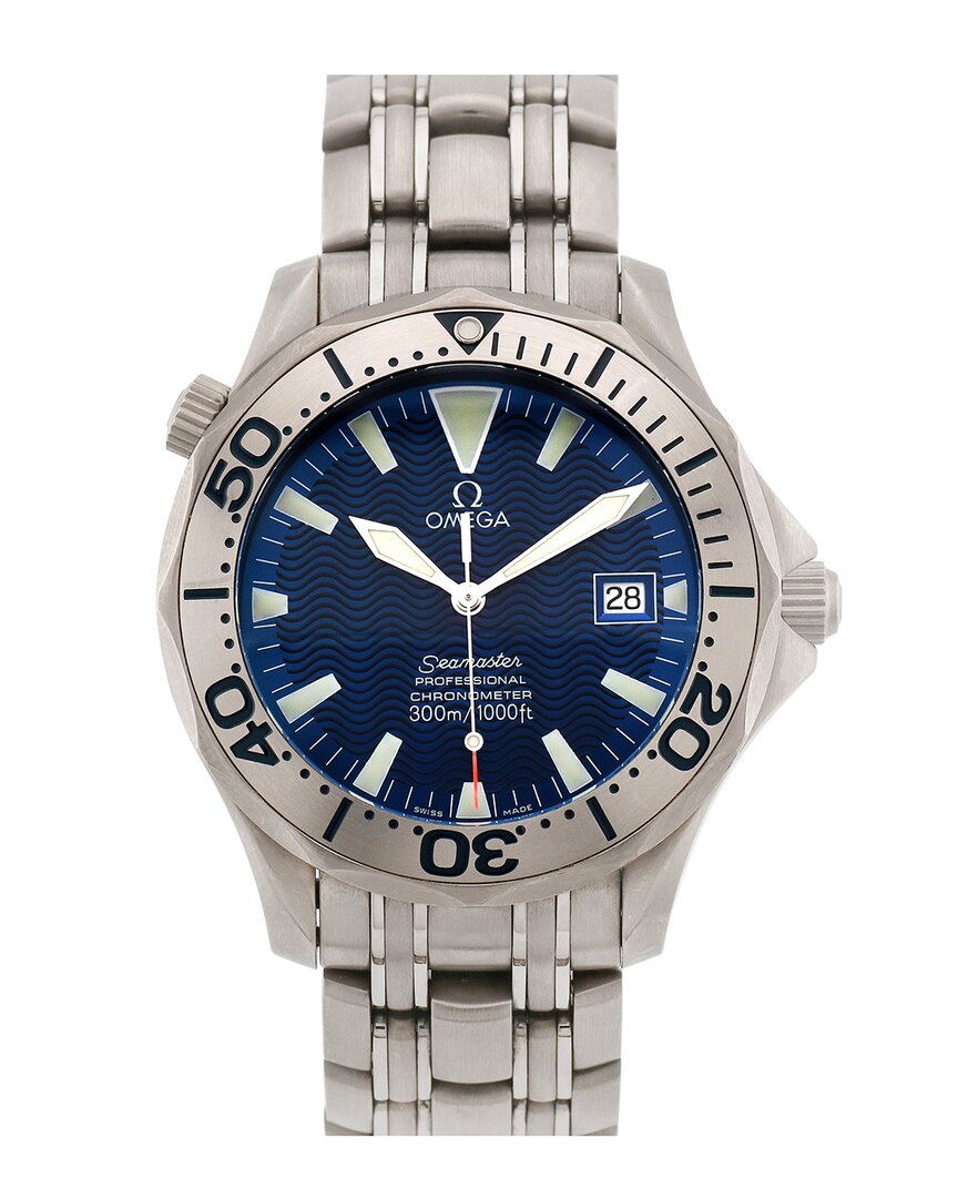 Omega Men's Seamaster Professional Watch In Metallic